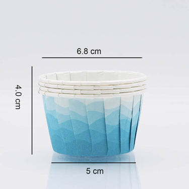 Cápsula Cupcake Mármoreado Azul - JustAddLove